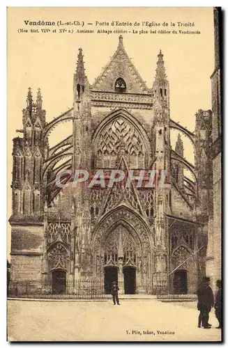 Cartes postales Vendome Porte d&#39Entree de L&#39Eglise de la Trinite