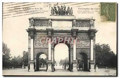 Cartes postales Paris Arc De Triomphe