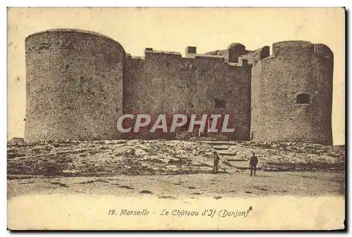 Cartes postales Marseille Le Chateau d&#39If Donjon