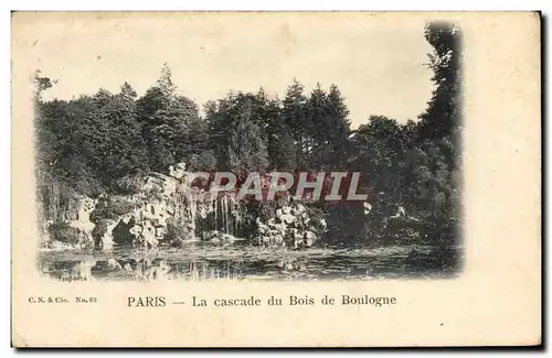 Ansichtskarte AK Paris La Cascade du Bois de Boulogne