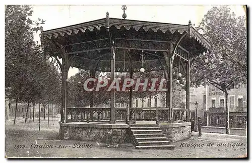 Ansichtskarte AK Chalon sur Saone Kiosque de musique