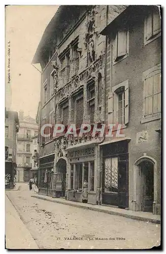 Cartes postales Valence La Maison des Tetes