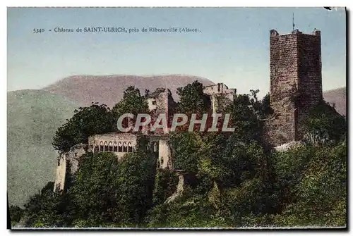 Ansichtskarte AK Chateau de Saint Ulrich Pres de Ribeauville