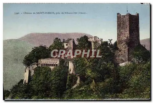 Cartes postales Chateau de Saint Ulrich Pres de Ribeauville