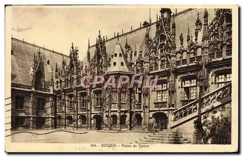 Cartes postales Rouen Palais de Justice