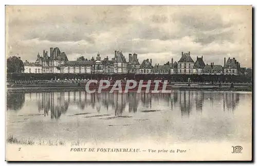 Cartes postales Foret De Fontainebleau Vue Prise du Parc