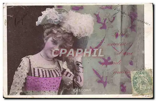 Cartes postales Fantaisie Femme Bascone