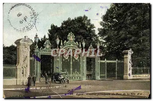 Cartes postales Lyon Entree Principale du Parc de la Tete d4Or