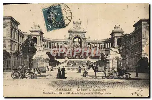 Cartes postales Marseilles Le Palais de Longchamps