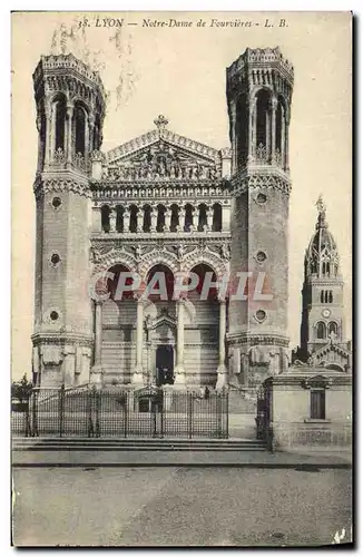 Cartes postales Lyon Notre Dame De Fourvuieres