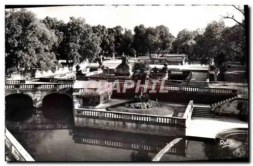 Cartes postales Nimes Le Jardin de la Fontaine