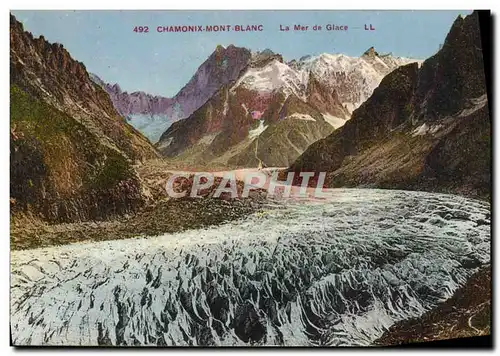 Cartes postales Chamonix Mont Blanc La Mer de Glace