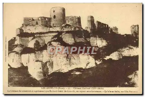 Cartes postales Les Andelys Chateau Gaillard