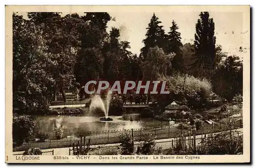 Cartes postales Vichy Dans les Grands Parcs Le Bassin des Cygnes