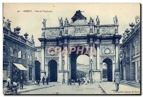 Cartes postales Nancy Arc de Triomphe