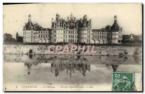 Ansichtskarte AK Chambord Le Chateau Facade Septentrionale