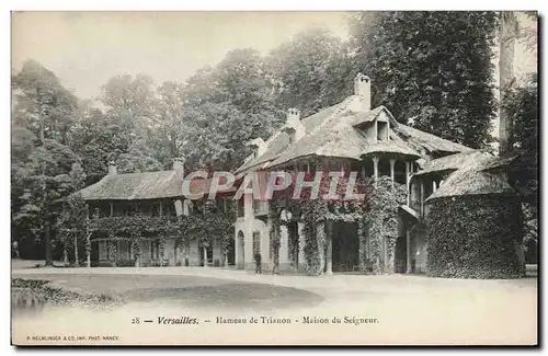 Ansichtskarte AK Versailles Hameau de Trianon Maison du Seigneur