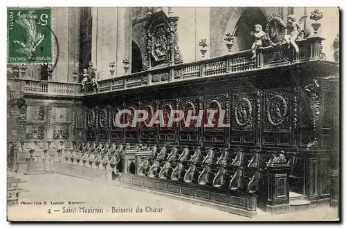 Cartes postales Saint Maximin Boiserie du Cheur