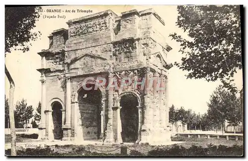 Ansichtskarte AK Orange Arc de Triomphe