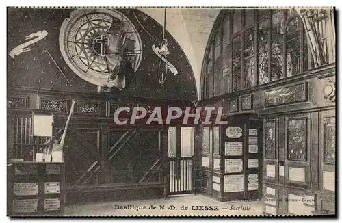 Cartes postales Basilique de Notre Dame De Liesse Sacristie