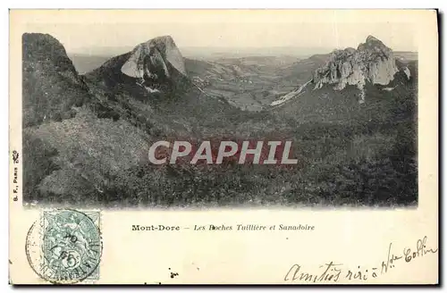 Cartes postales Mont Dore Les Poches Tuilliere et Sanadoire