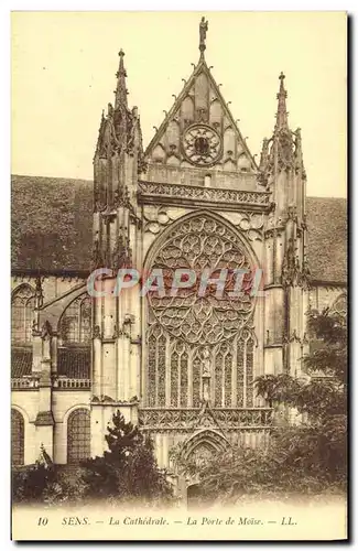 Cartes postales Sens La Cathedrale La Porte de Moise