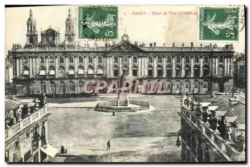 Cartes postales Nancy Hotel de Ville