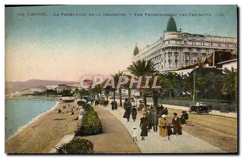 Cartes postales Cannes La Promenade De la Croisette