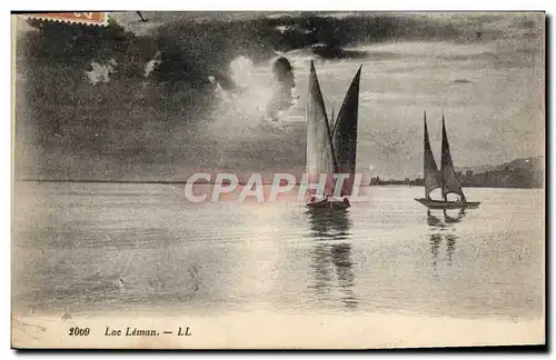 Cartes postales Lac Leman Bateau