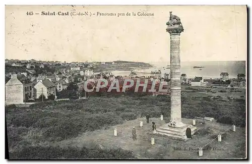 Cartes postales Saint Cast Panorama Pres de la Colonne