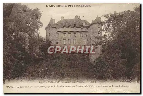 Cartes postales L&#39Auvergne Pittoresque Chateau de Cordes