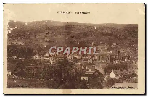 Cartes postales Espalion Vue Generale