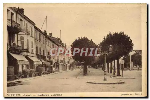 Cartes postales Charlieu Boulevard Jacquard