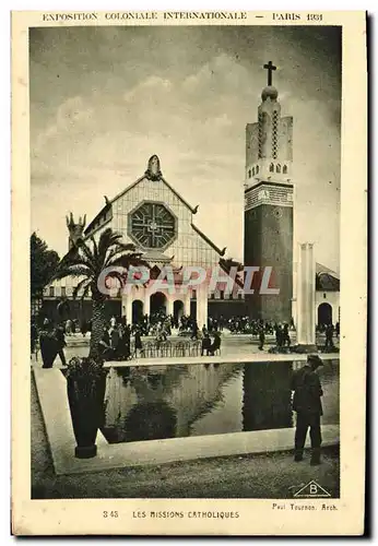 Cartes postales Exposition Coloniale Internationale Paris 1931 Les missions catholiques