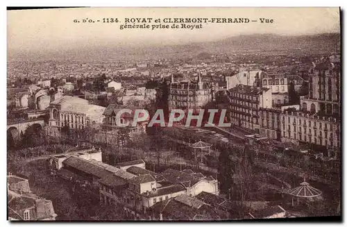 Ansichtskarte AK Royat et Clermont Ferrand Generale Prise de Royat