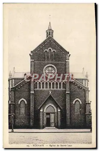 Cartes postales Roubaix Eglise du Sacre Coeur