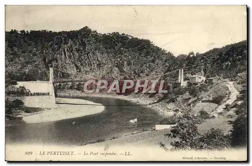 Cartes postales Le Pertuiset Le Pont Supendu