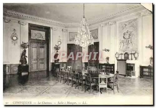 Ansichtskarte AK Compiegne Le chateau Salle a manger