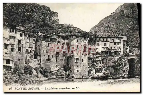 Cartes postales Pont en Royans Les Maisons suspendues