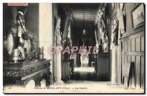 Cartes postales Chateau de Meillant La Galerie