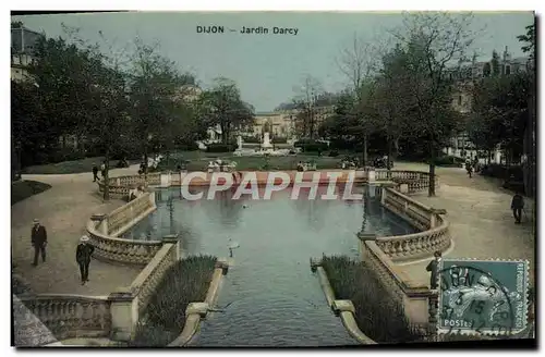 Cartes postales Dijon Jardin Darcy