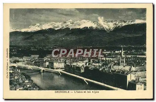 Cartes postales Grenoble L&#39Isere et les Alpes