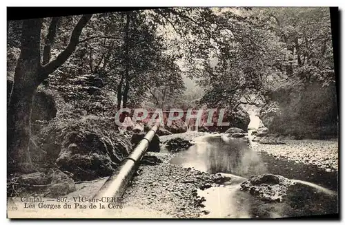 Cartes postales Vic sur Cere Les Gorges du Pas de la Cere