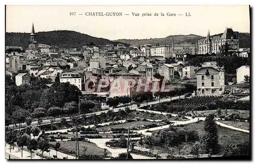 Cartes postales Chatel Guyon Vue prise de la gare