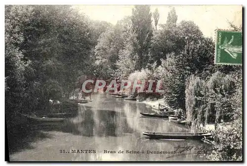 Cartes postales Mantes Bras de Seine a Dennemont