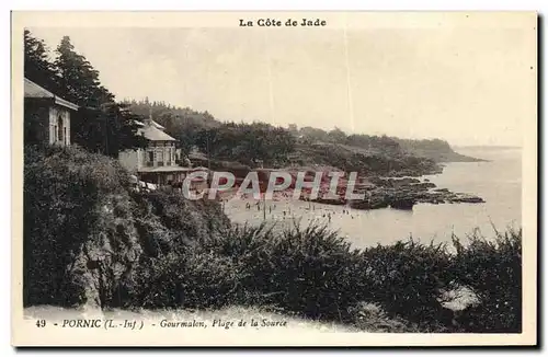 Cartes postales Pornic Gourmalon Plage de la Source