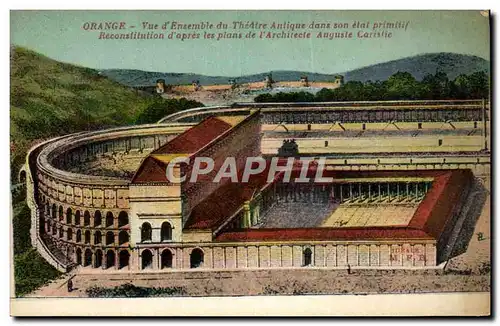 Cartes postales Orange Vue d&#39Ensemble du Theatre Antique