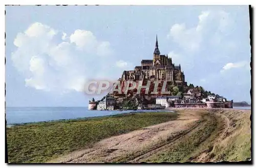 Moderne Karte Le Mont St Michel et les Pres