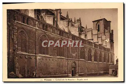 Ansichtskarte AK Vienne Cathedrale St Maurice Facade Nord