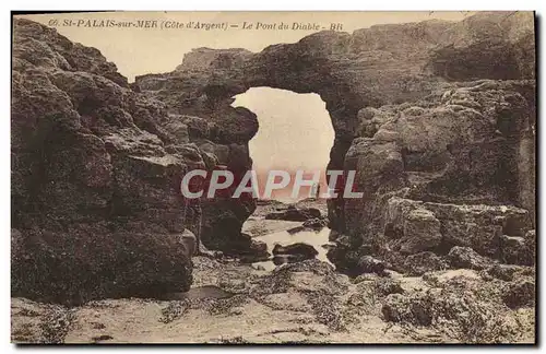 Ansichtskarte AK St Palais Sur Mer Le Pont Du Diable